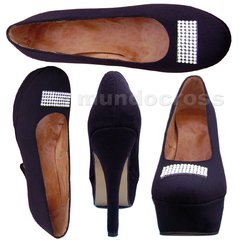 Zapatos Clásicos con Plataforma Fiesta Noche Talle Grande 41 Al 46 - comprar online