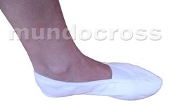 Imagen de Chatitas Elastizadas Unisex De Cuero 35 A 44 Negras /blancas