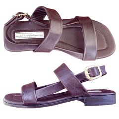 Sandalias Unisex Cuero Vacuno Mod. Classic 39 A 44