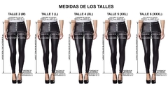 Re Sexys Calzas Engomadas Gran Elasticidad En Talles Grandes - Mundocross