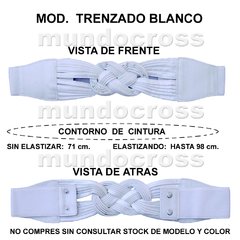 Conjunto De 2 Cinturones Faja De Distinto Color - tienda online