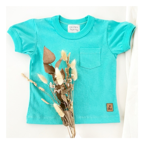 Remera manga corta - Bassic Green