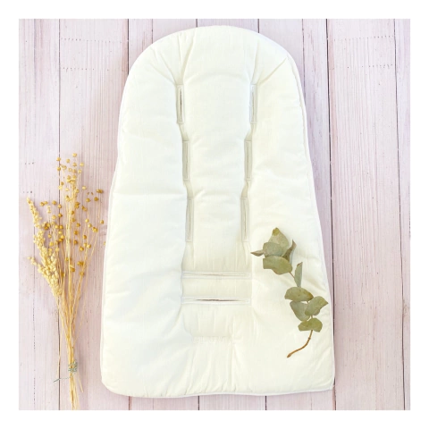 Funda de cochecito Tusor Marfil