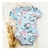 Body Manga Corta - Birds - Celeste