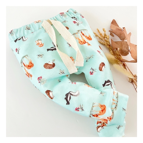 Babucha - Animalitos Turquesa -