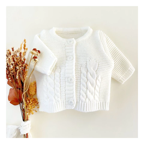 Saquito Tejido RN - Blanco