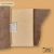Libreta midori A5 artesanal ANTILEN moka - comprar online