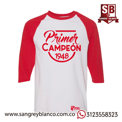 Camiseta 3/4s Santa Fe Roja