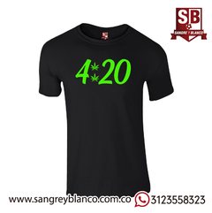 Camiseta negra 4:20