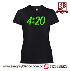 Camiseta negra 4:20 - comprar online