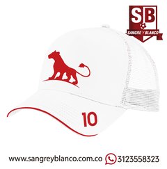 Gorra Blanca con Línea