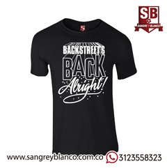 Camiseta BackStreet´s Back Alright en internet