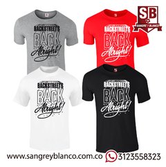 Camiseta BackStreet´s Back Alright - Sangre y Blanco