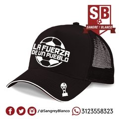 GORRA LA FUERZA DE UN PUEBLO/BALÓN - Sangre y Blanco