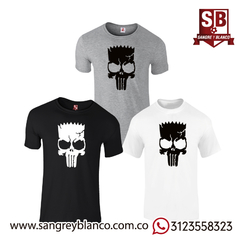 Camiseta Bart Punisher