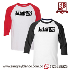 Camiseta 3/4s Blink 182 Tour