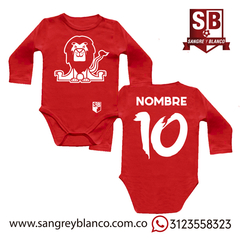 Body Bebé Personalizado Rojo - comprar online