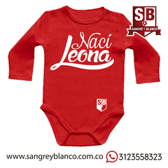 Body Bebé SF Rojo - Sangre y Blanco