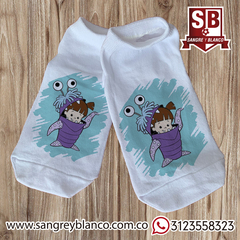 Medias de Monsters Inc - Sangre y Blanco