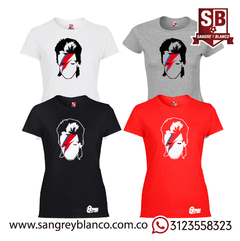 Camiseta Bowie cara - comprar online