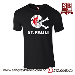 Camiseta St Pauli Calavera-Escudo