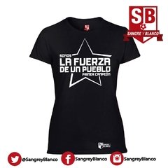 Camiseta/Esqueleto Mujer La Fuerza-Estrella