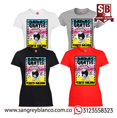 Camiseta Damas Gratis - Cartel - comprar online