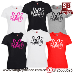 Camiseta Cat Mom