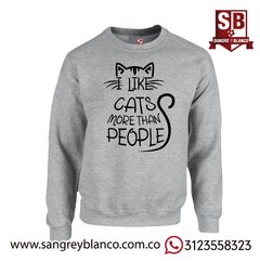 Saco I Like Cats - Sangre y Blanco