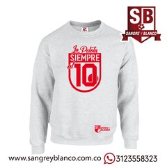 Saco Gris Claro Santa Fe - Sangre y Blanco