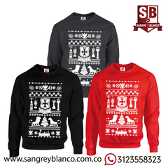 Saco Santa Fe Navidad - Sangre y Blanco