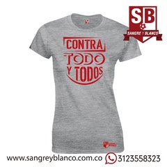 Camiseta/Esqueleto Mujer Contra todo y Todos - tienda online