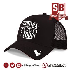 Gorra Contra Todo y Todos - Sangre y Blanco