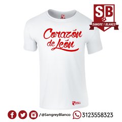 Camiseta Hombre Corazón de León en internet