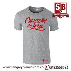 Camiseta Hombre Corazón de León