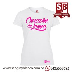 Camiseta/Esqueleto Mujer Corazón de Leona en internet