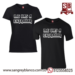 Camiseta Frases Damas Gratis - Sangre y Blanco