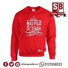 Saco Santa Fe Sangre y Blanco