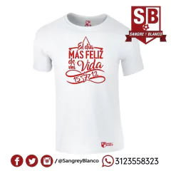 Camiseta Hombre El Día más Feliz de mi Vida - comprar online