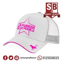 GORRA LA FUERZA DE UN PUEBLO/ESTRELLA - Sangre y Blanco