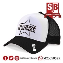 GORRA LA FUERZA DE UN PUEBLO/ESTRELLA - Sangre y Blanco