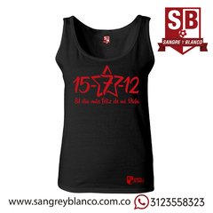 Camiseta/Esqueleto Mujer 15/7/12 - Sangre y Blanco