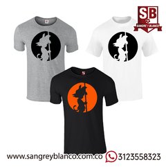 Camiseta Goku silueta