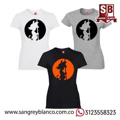 Camiseta Goku silueta - comprar online