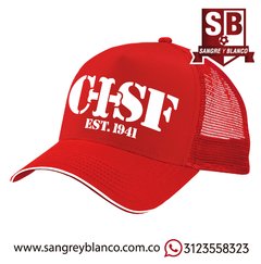 GORRA C+SF - Sangre y Blanco