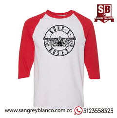 Camiseta Logo Guns & Roses 3/4s en internet