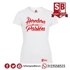 Camiseta/Esqueleto Mujer Heredera de una pasión en internet