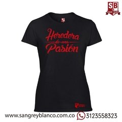 Camiseta/Esqueleto Mujer Heredera de una pasión