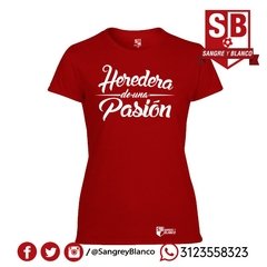 Camiseta/Esqueleto Mujer Heredera de una pasión - comprar online