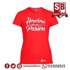 Camiseta/Esqueleto Mujer Heredera de una pasión